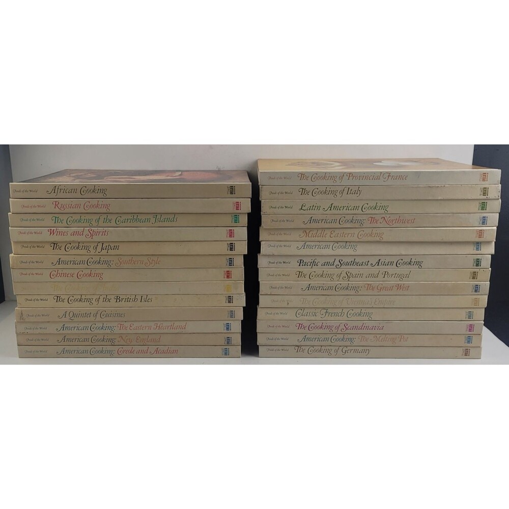 Time Life Foods of the World Set of 27 Cookbooks Hardcovers Only